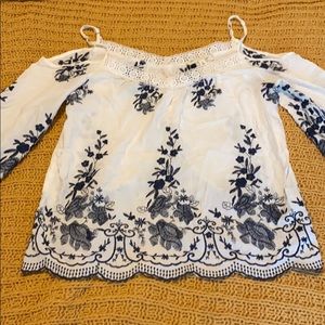 Floral Off the Shoulder Top